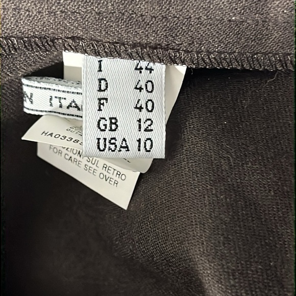 MOSCHINO Women’s Chocolate Brown Trouser Size 10 - Picture 7 of 9